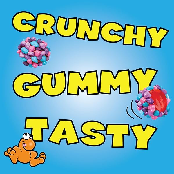 NERDS GUMMY CLUSTERS CANDY, VERY BERRY, CRUNCHY AND GUMMY, 8 OZ