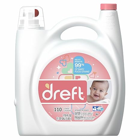  Dreft Baby Laundry Detergent 170 Oz Kitchen