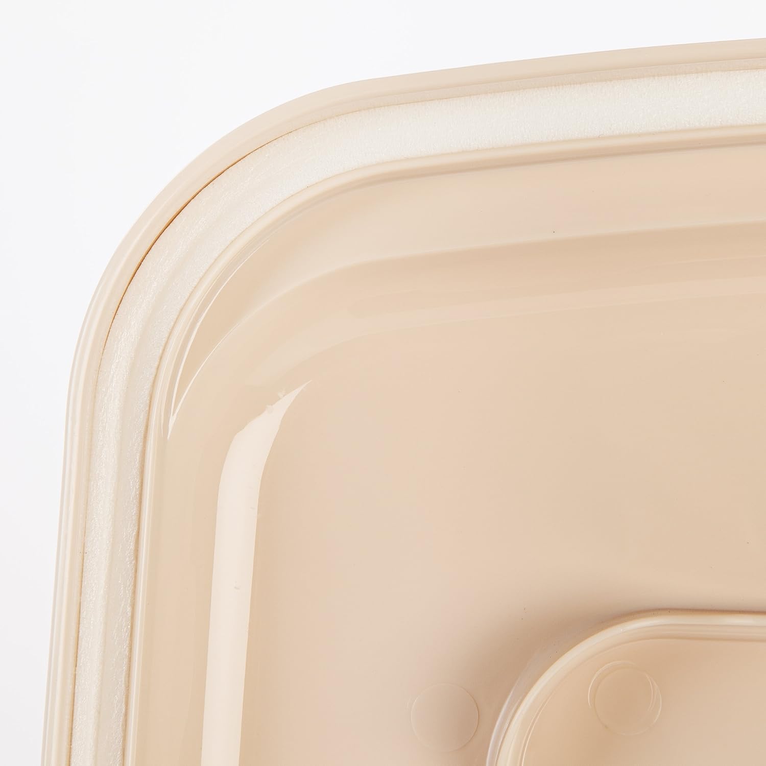 IRIS Premium Airtight Pet Food Storage Container, 55-Pounds, Almond : Pet Food Storage Products : Pet Supplies