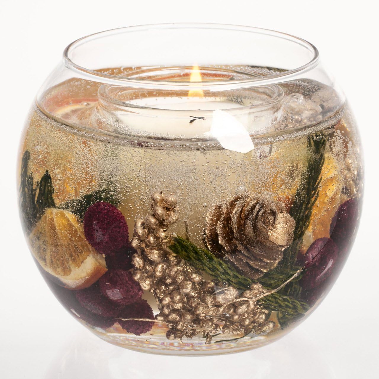 Stoneglow Candle Winter Spice Gel Fishbowl Candle 3536 Amazon.co.uk