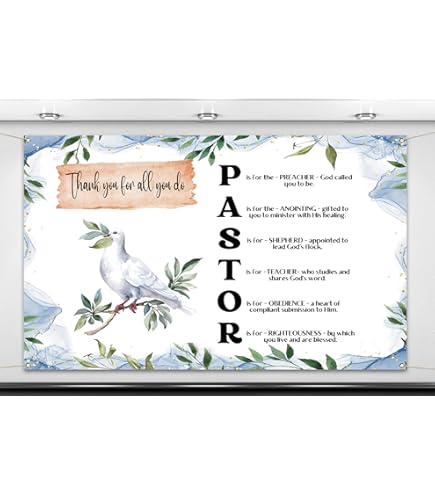 Snapklik.co : 3 Pcs Happy Pastor Appreciation Day Banner We Appreciate