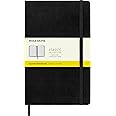Moleskine Classic Notebook, Hard Cover, Large (5" x 8.25") Squared/Grid, Black, 240 Pages