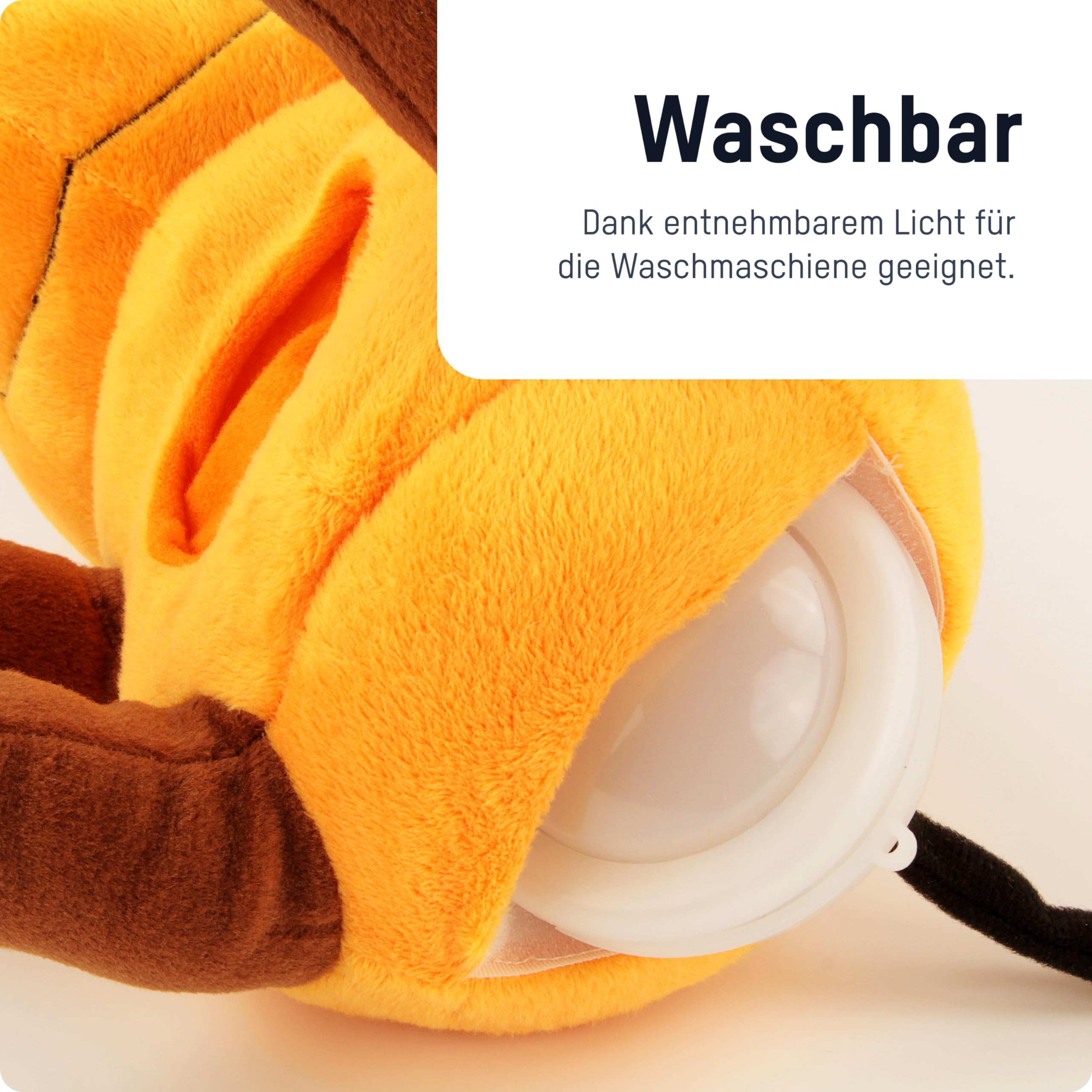 ANSMANN Kuscheltier mit LED Nachtlicht „Die Maus“ von der TV Sendung mit der Maus - Einschlafhilfe zum Kuscheln mit Musik Funktion - Kuschelweiches 2 in 1 Plüschtier für Kinderzimmer 5