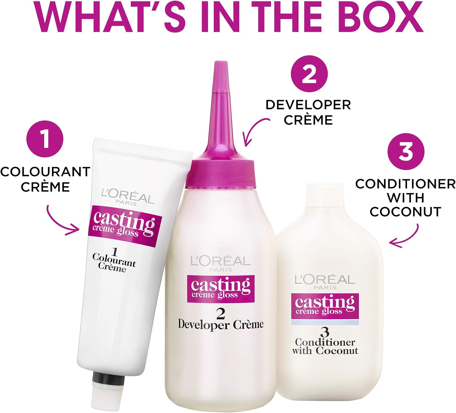 L'Oréal Paris Casting Crème Gloss Semi-Permanent Hair Dye, Ammonia-Free Formula & Honey-Infused Conditioner, Glossy Finish - Image 3