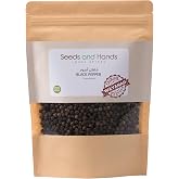 Seeds and Hands Tellicherry Special Extra Bold Black Pepper Whole [Medium Spicy] (250g/8.81oz)