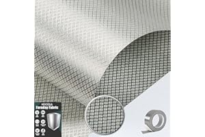 HEKOOLA Faraday Fabric with Faraday Tape, Faraday EMP Blanket,for Cover for Cell, EMP Protection (43.3" X 39.3", Sliver)