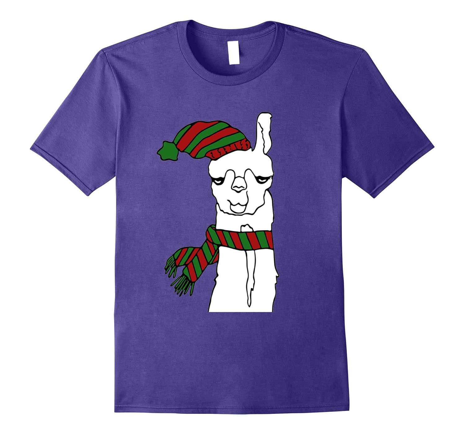 Funny Christmas Llama T Shirt Cute Llama Gift for Girls Boys-ANZ