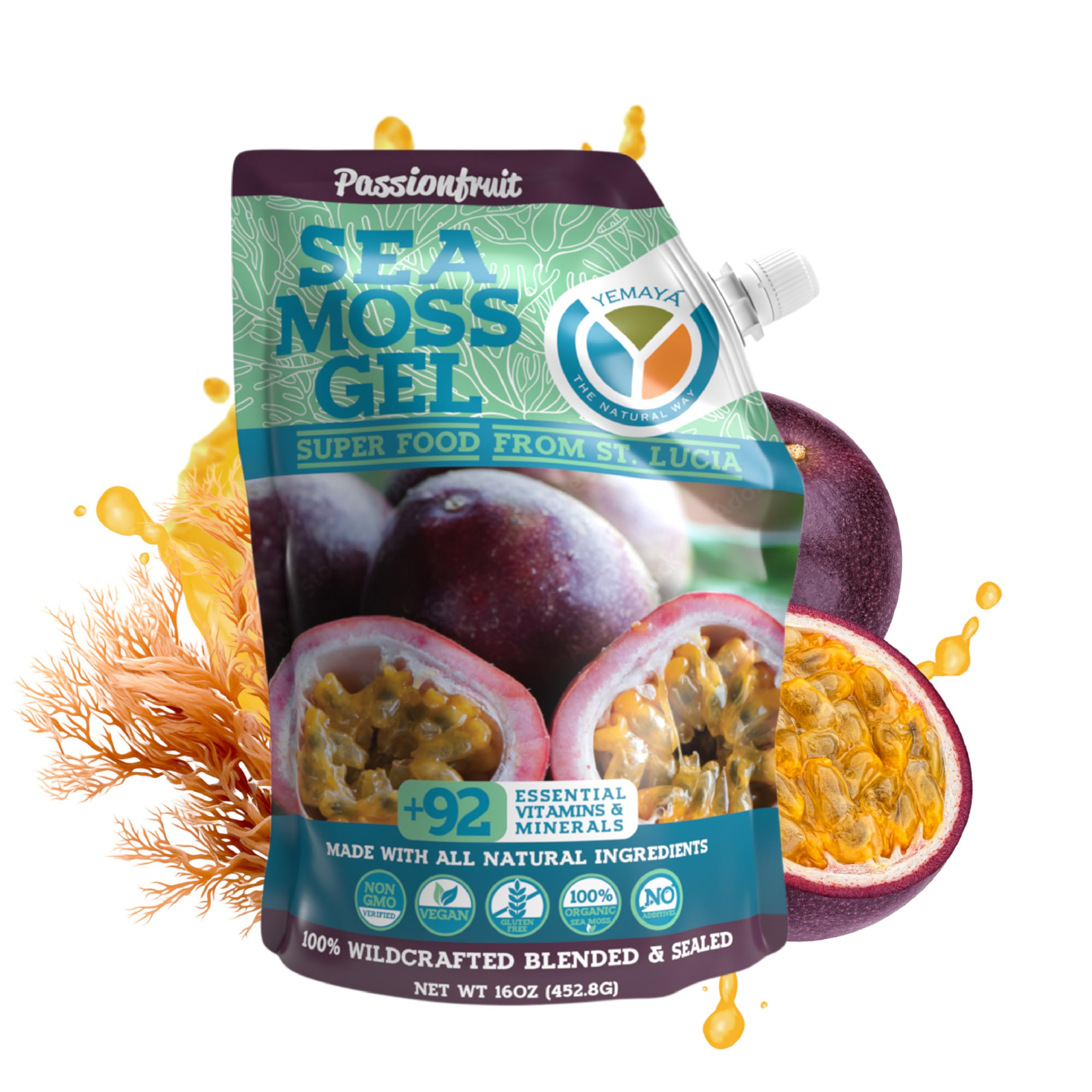Sea Moss Gel (Passionfruit)