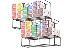 Meudid Hair Color Organizer for Salon Storage Rack - 2 PCS Wall Mounted Hair Color Racks for Salon Cabinet Perfect Hair Color Shelves for Salon Stations for Hair Stylists