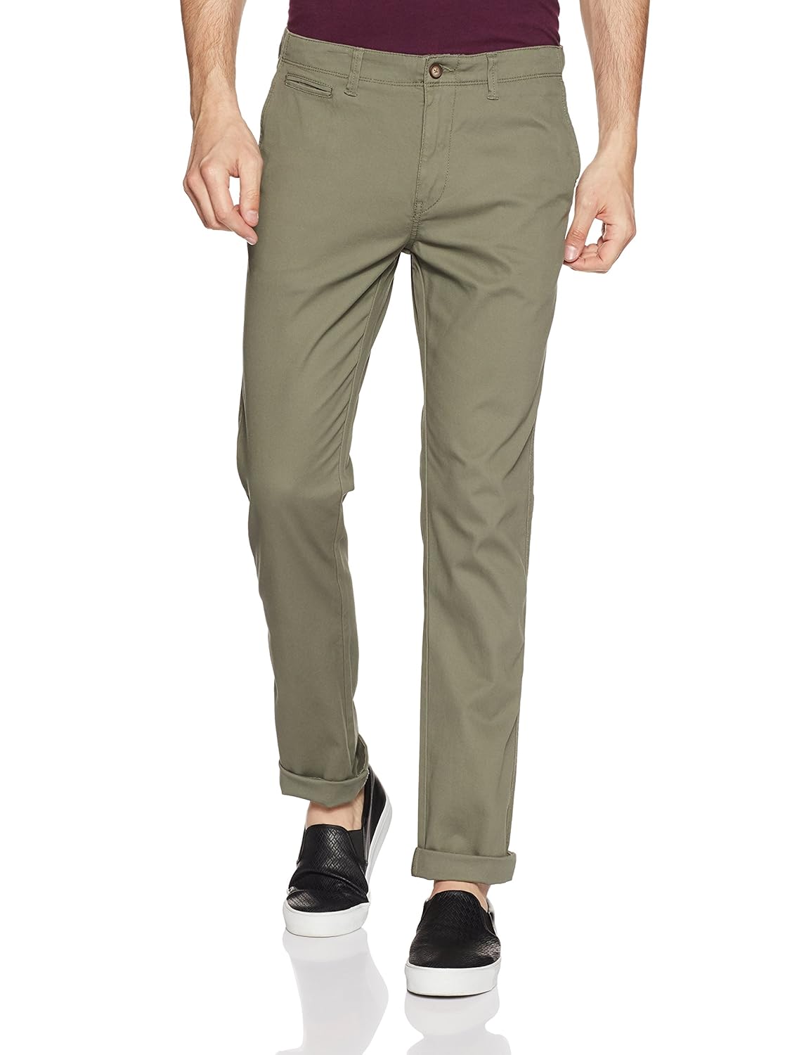 us polo association men's straight fit casual trousers