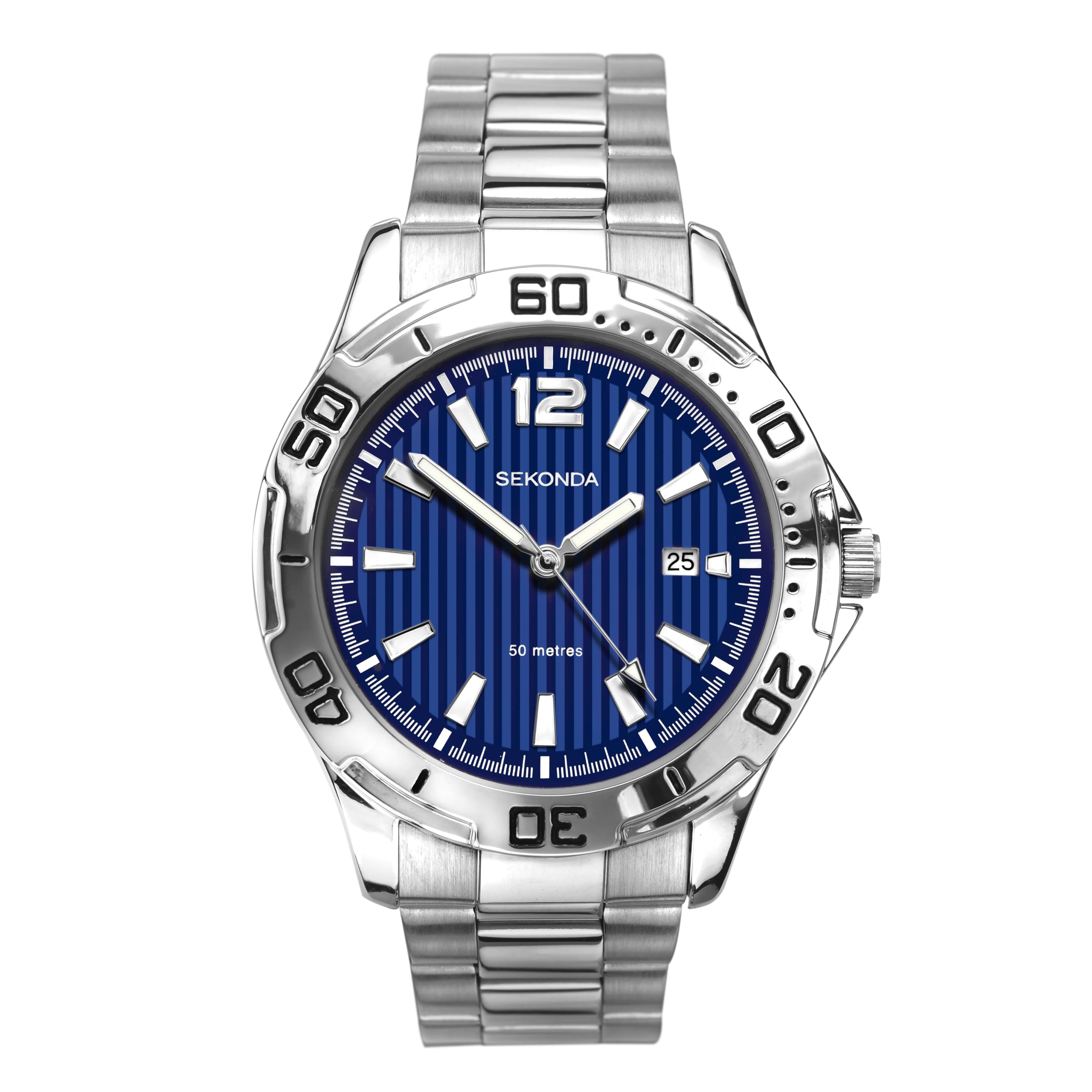 Sekonda Mens Blue Dial Bracelet Watch 1170