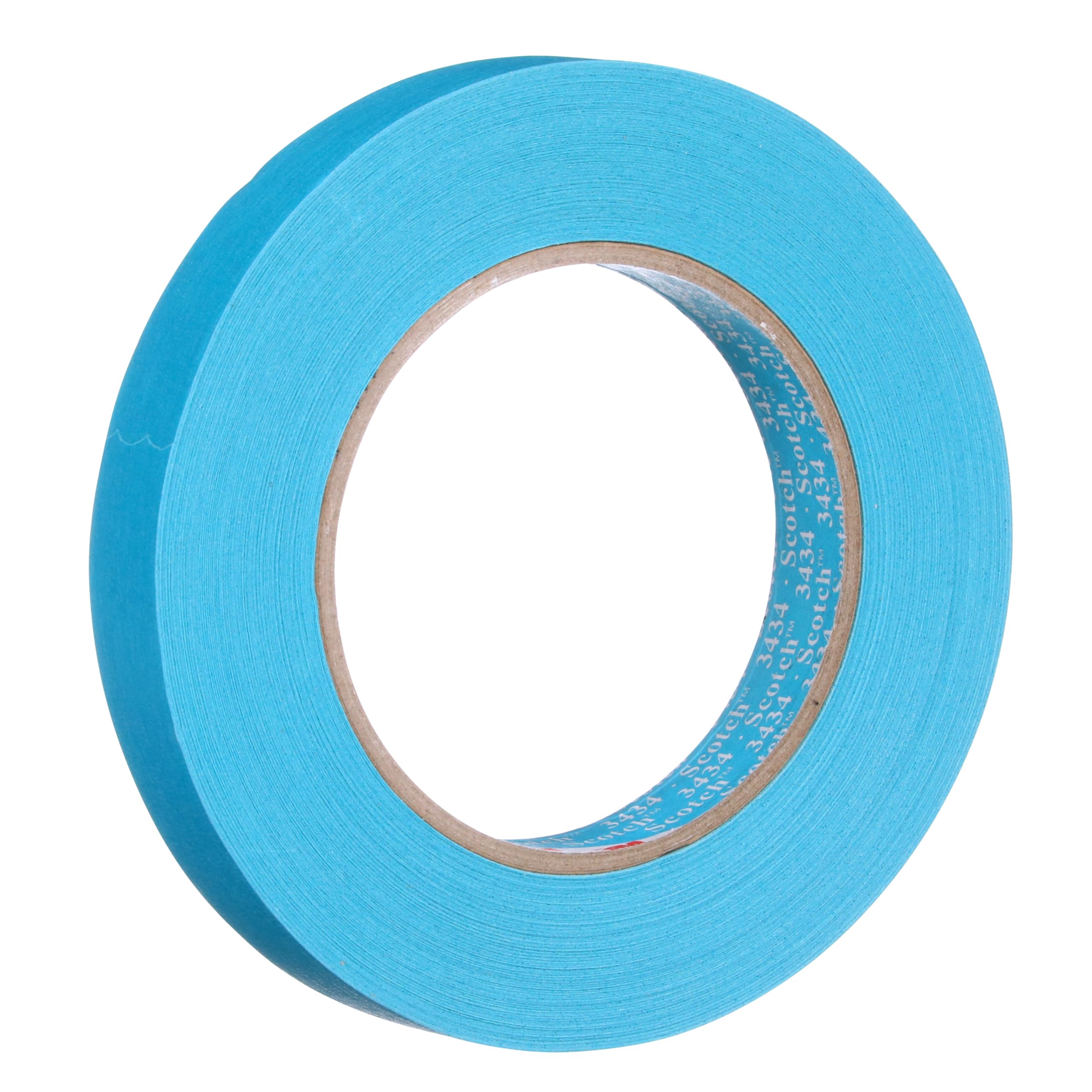 3M™ Scotch® 3434 07985 Water Resistant Blue Masking Tape 18mm by 50m - 2 Rolls