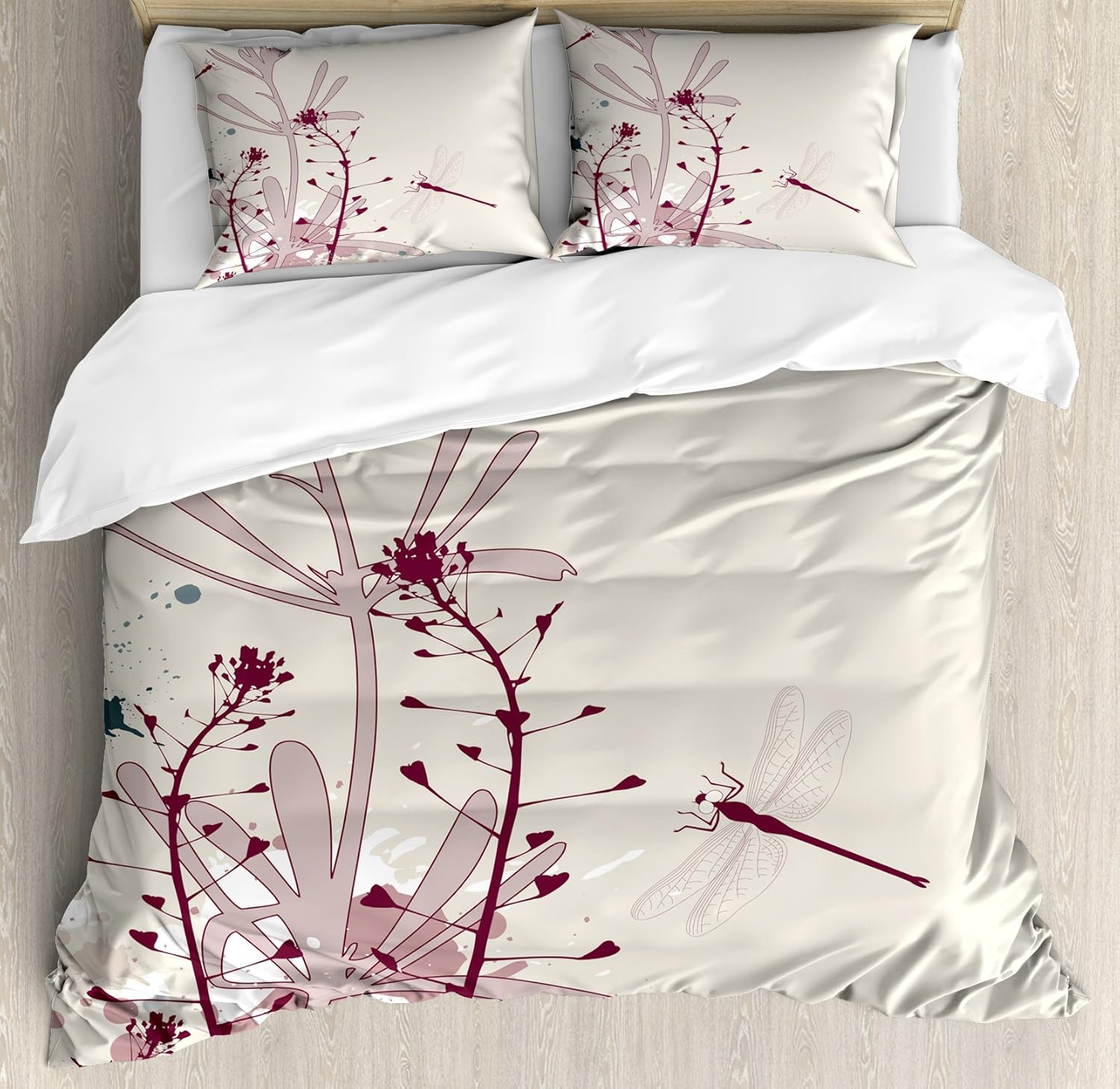 Best Burgundy Leafy Bedding