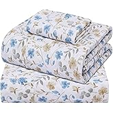 ZOYER 100% Cotton Sheets – Twin XL Size Percale Bedding, Cooling & Breathable, Durable with a Crisp, Soft & Comfortable Feel, 16" Deep Pocket, 3-Piece Set, Country Coast