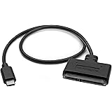 StarTech.com USB C To SATA Adapter &ndash; for 2.5&rdquo; SATA Drives &ndash; UASP &ndash; External Hard Drive Cable &ndash; USB Type C to SATA Adapter