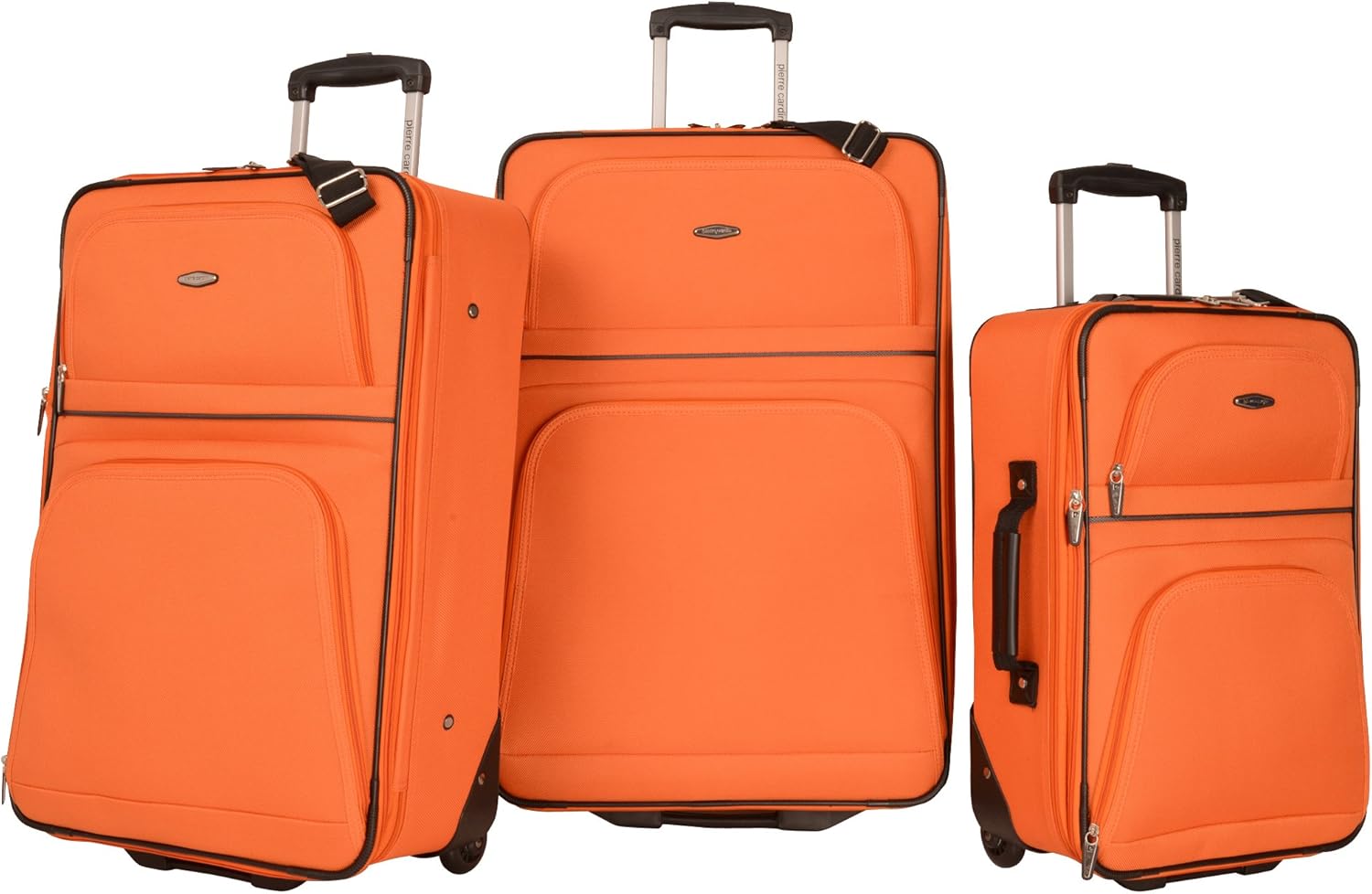 pierre cardin 3 piece luggage set
