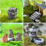 Cayway 26 PCS Outdoor Fairy Garden Miniatures Zen Garden Accessories 26 PCS view 5
