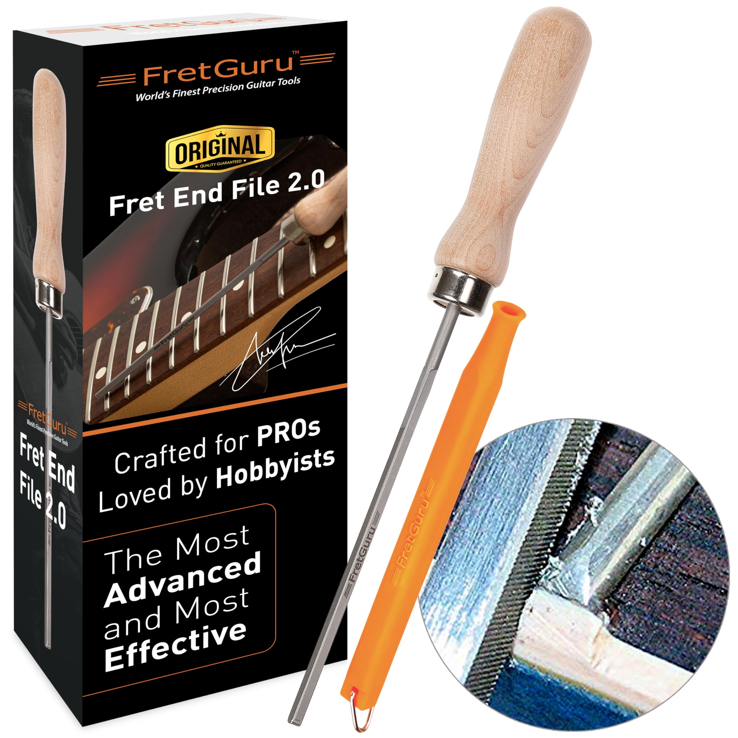 FretGuru Ultimate Fret End File 2 - Fix Sharp Fret