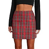 AGECODE Women's High Waisted Zipper Summer Bodycon Short Mini Skirt Dressy Casual Trendy