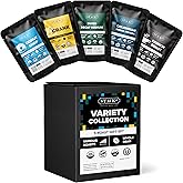 Stack Street Organic Gourmet Coffee Gift Sample Set - 5-Pack! - Specialty Variety Box Whole Bean Sampler of Our Most Popular 