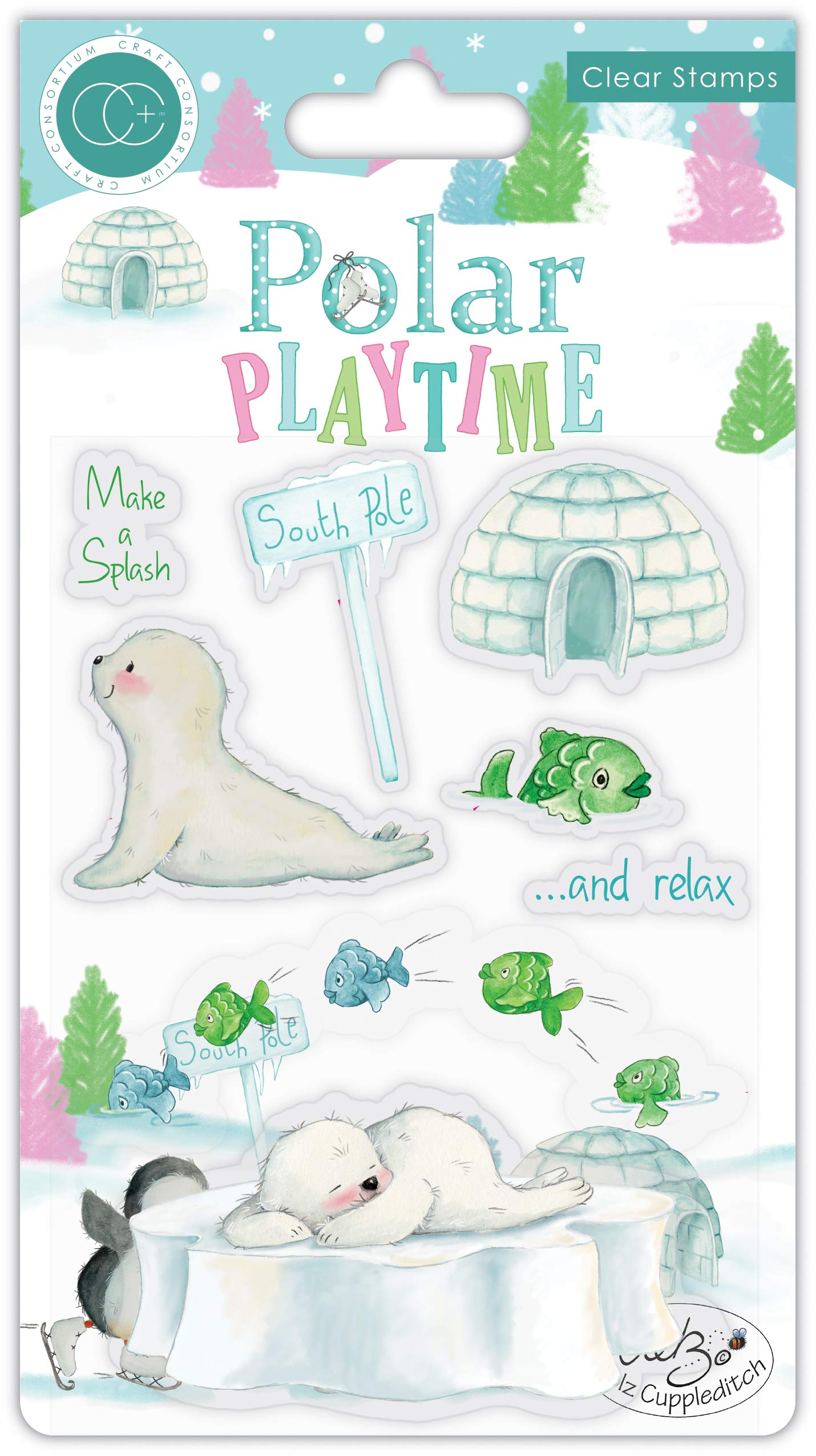 Polar Playtime - Make a Splash - Stamp Set