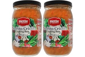 PINTON PINTÓN Sofrito Criollo Cooking Base – Authentic Cuban Flavor Starter with Sweet Peppers & Fresh Herbs, 14 Oz (Non-GMO, Vegan, Gluten Free) - Pack of 2
