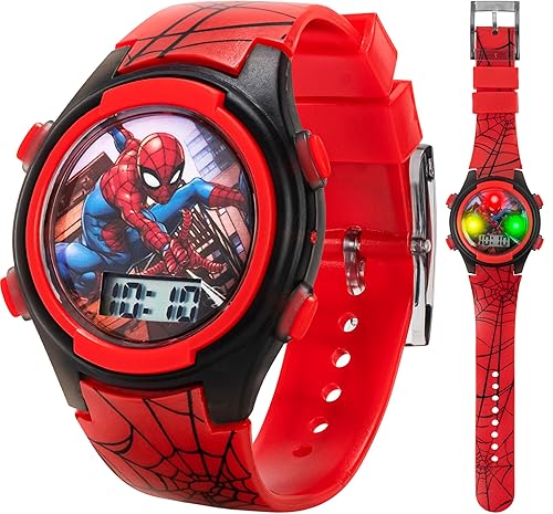 Marvel Spider-Man Kids Watches – Digital Display, Interactive