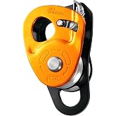 Petzl, Jag Traxion Prg Capture Pulley, High-Efficiency Double Progress Capture Pulley