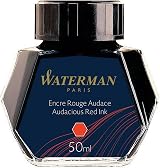Waterman Audacious Red Fountain Pen Ink 50ml Bottle