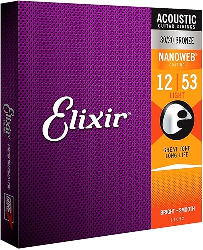 Elixir Strings 80/20 Bronze Acoustic Guitar Strings