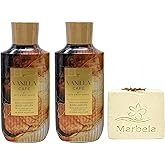 Bath & Body Works Vanilla Café 2 Pack Body Lotion Bundle with a Creamy Rose Bar Soap - Full Size