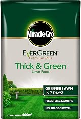 Miracle-Gro EverGreen Premium Plus Thick & Green Lawn Food 8kg 400 m2
