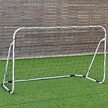 Amazon Goplus ポータブルサッカーゴール アウトドアサッカーゴールネット ブラック滑り止めパッド付き クイックセットアップ 簡単分解練習用サッカーゴール 6インチ X 4インチ Goplus ゴール