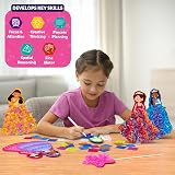 Skillmatics Poke-In Art Magical Princesses Mess-Free Craft Kit view 7