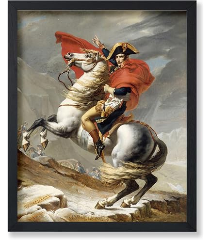 Amazon.com: ELITEART- Napoleon Crossing the Alps By Jacques-Louis