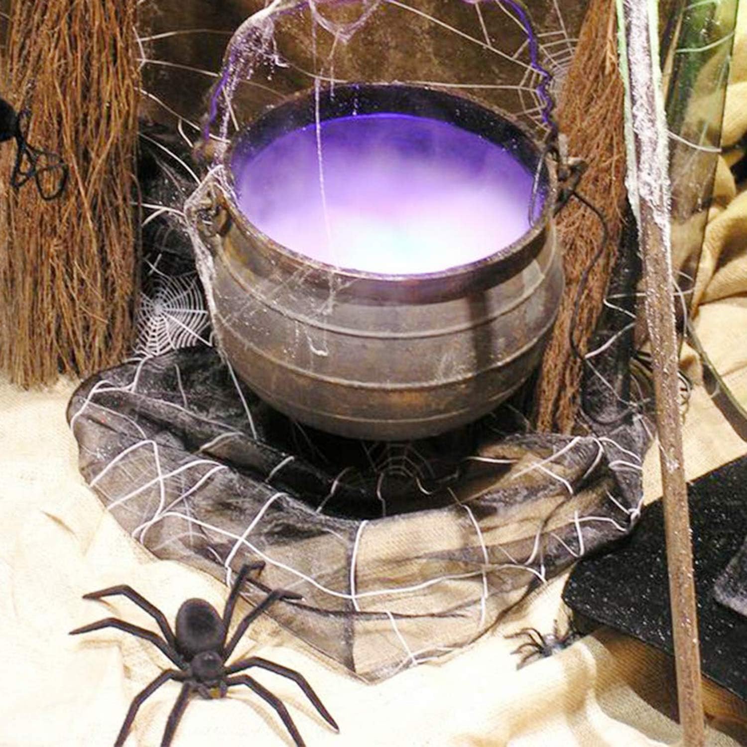 AGPtek Color Changing 12 LED Mist Maker Fogger Water Fountain Pond Fog Atomizer Air Humidifier : Single Room Humidifiers : Garden & Outdoor