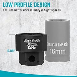 DURATECH 3/8" Drive Stubby Impact Socket