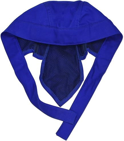 Flame Retardant Welding Hood – Full Face & Neck Protection, Dustproof, Washable, Breathable Mesh, Adjustable Fit