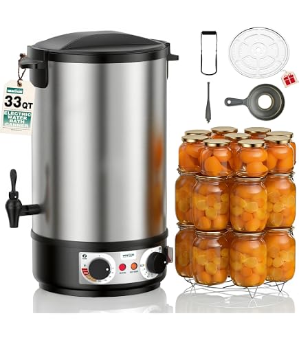 Amazon.com: WantJoin Water Bath Canner - 1800W 33QT Stainless