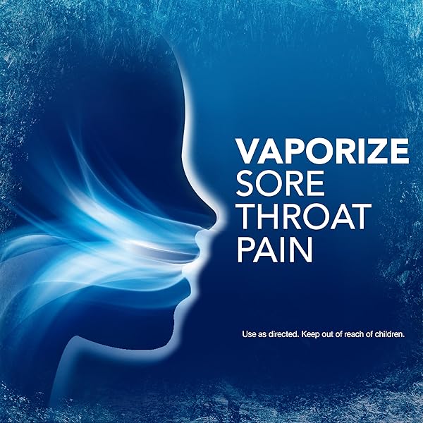 VICKS VAPOCOOL SEVERE MEDICATED SORE THROAT DROPS, MAX STRENGTH MENTHOL, SOOTHES SORE THROAT PAIN, WINTERFROST FLAVOR, 45CT