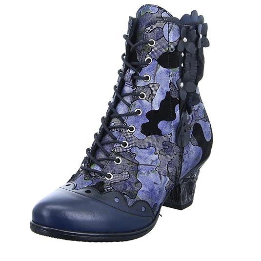 Simen Damen Stiefeletten Ausgefallene Stiefelette 0518A blau 493453