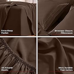 Mellanni Iconic California King Sheet Set - 6-Piece