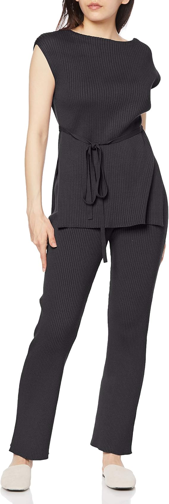 Amazon Co Jp スナイデル リブニットセットアップ Swno1057 レディース Blk 日本 1 日本サイズ9 号相当 服 ファッション小物