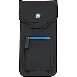 ENHANCE Bluetooth Keyboard Sleeve Case for Logitech K810, Anker, Apple Magic Keyboard (up to 11.5 Inches) with Neoprene Construction, Wireless Mouse Storage & Cable and Charger Pouch