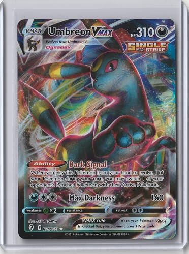 pokemon tcg evolving skies 095 203 umbreon vmax card Umbreon VMAX 095/203 Evolving Skies Ultra Rare Holo Pokemon Card * New *