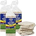 Salt Free Rice Cakes Unsalted - Ultra Thin Rice Cakes - Whole Grain Brown Rice Cakes - Fat Free, Non GMO, Gluten Free Rice Cakes - Low Calorie Snacks - All Natural - 3 Pk