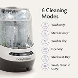 Baby Brezza Baby Bottle Washer Pro - All-in-One Washer Steriliser Dryer view 6