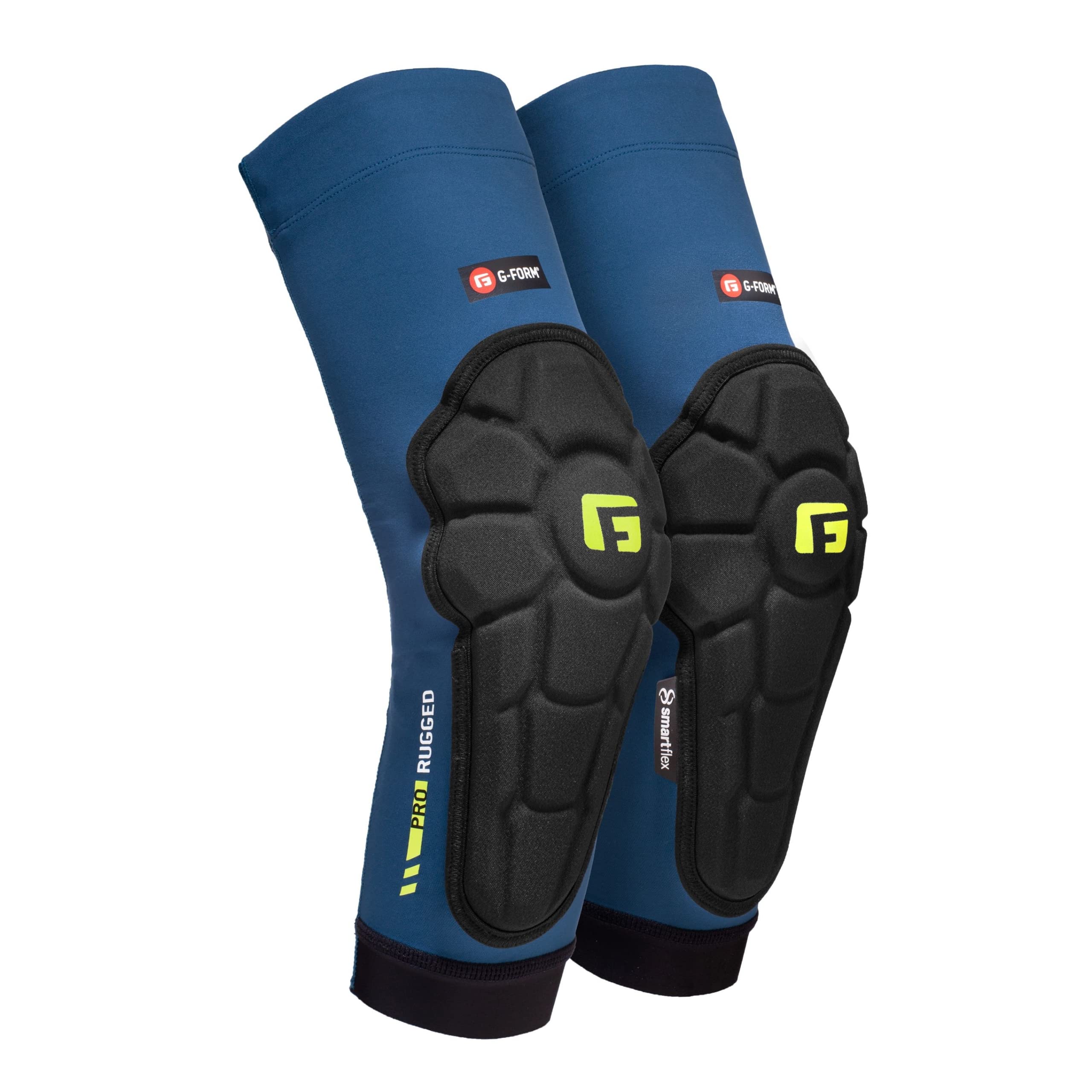 G-Form Pro-Rugged 2 MTB Elbow Guards - Dirt Bike Gear - Elbow Pads - Storm Blue, Adult X-Small