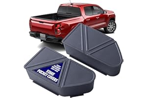HARMOMENTUM Stake Pocket Covers Compatible with 2023 2024 2025 2026 Chevy Colorado Accessories, Canyon Accessories-Bed Rail Stake Pocket Covers Fit for 2024 Chevy Colorado Trail Boss Accessories-2 PCS,Silicone