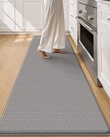 COLOR&GEOMETRY Color G Kitchen Mat 60x220 cm Anti Fatigue Non slip Grey